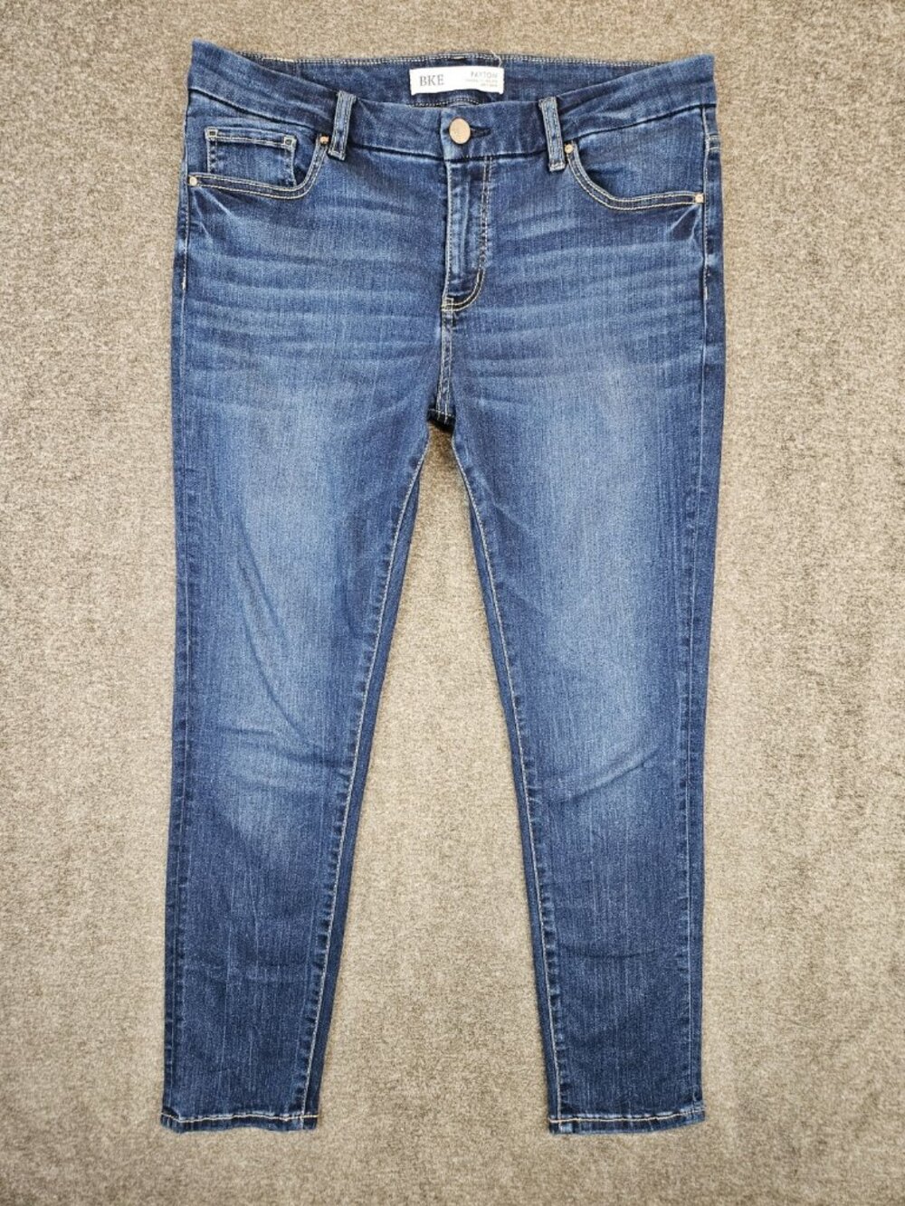 BKE Payton Universal Fit Mid-Rise Ankle Skinny Jeans Womens 30 (32x26.5)